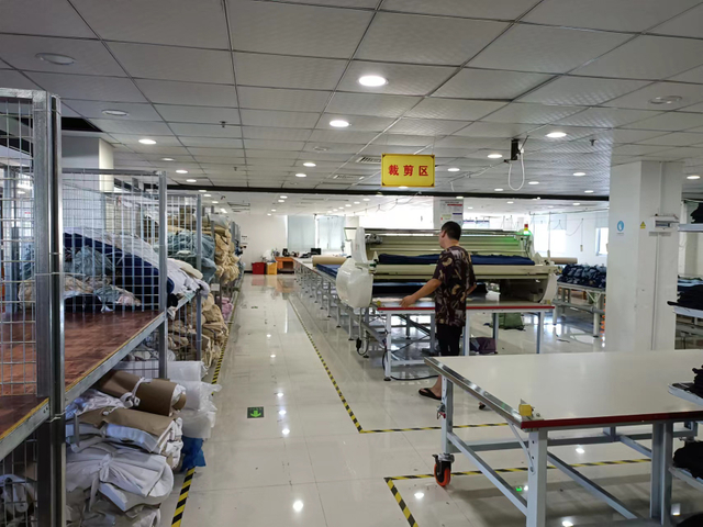 Cutting department 